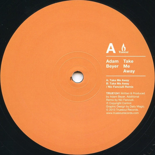 Adam Beyer - Take Me Away - New Vinyl Record 12"