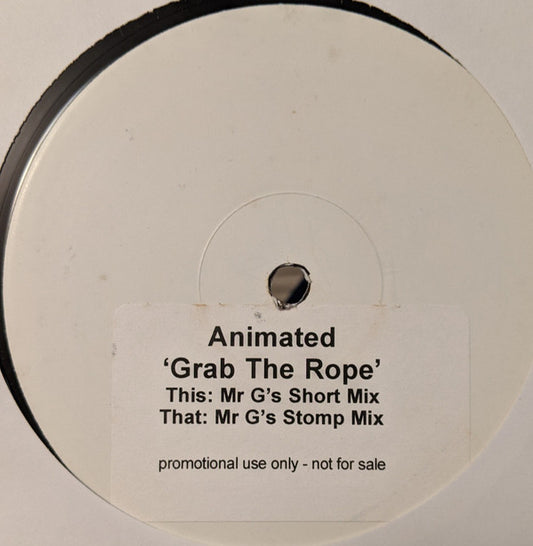 Animated - Grab The Rope - Used Vinyl Record 12"