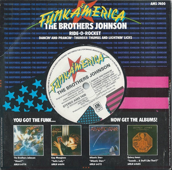 Brothers Johnson - Ride-O-Rocket - Used Vinyl Record 7"