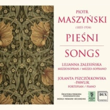 JOLANTA PSZCZOLKOWSK - PIOTR MASZYNSKI SONGS - CD