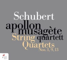 Apollon Musagete Qua - Schubert: String Quartets Nos. 1, 9 & 13 - CD