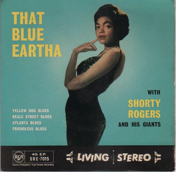 Eartha Kitt - That Blue Eartha - Used Vinyl Record 7"