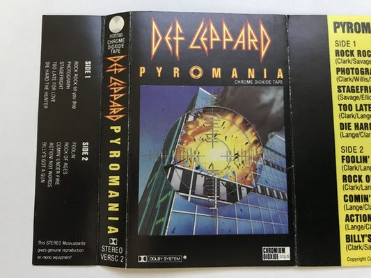 Def Leppard - Pyromania - Used Cassette