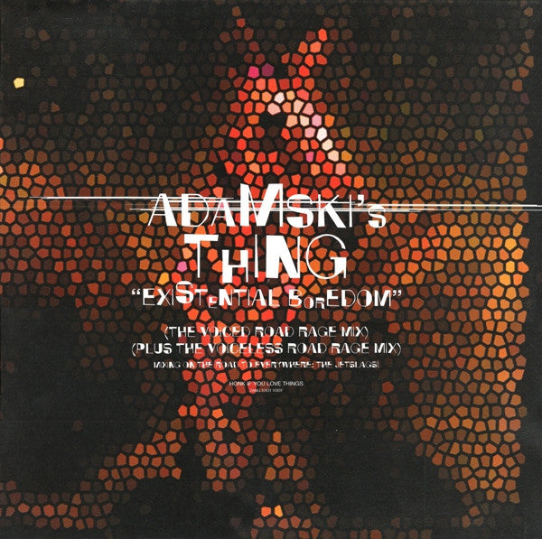Adamski's Thing - Existential Boredom - Used Vinyl Record 12"
