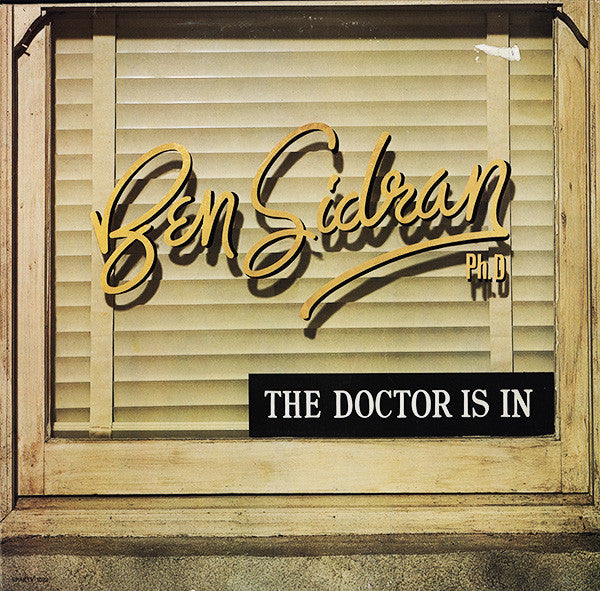 Ben Sidran - Doctor Is In - Used Vinyl Record