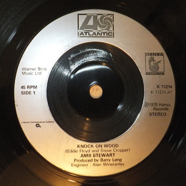 Amii Stewart - Knock On Wood - Used Vinyl Record 7"