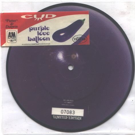 CUD - Purple Love Balloon - Used Vinyl Record 7"