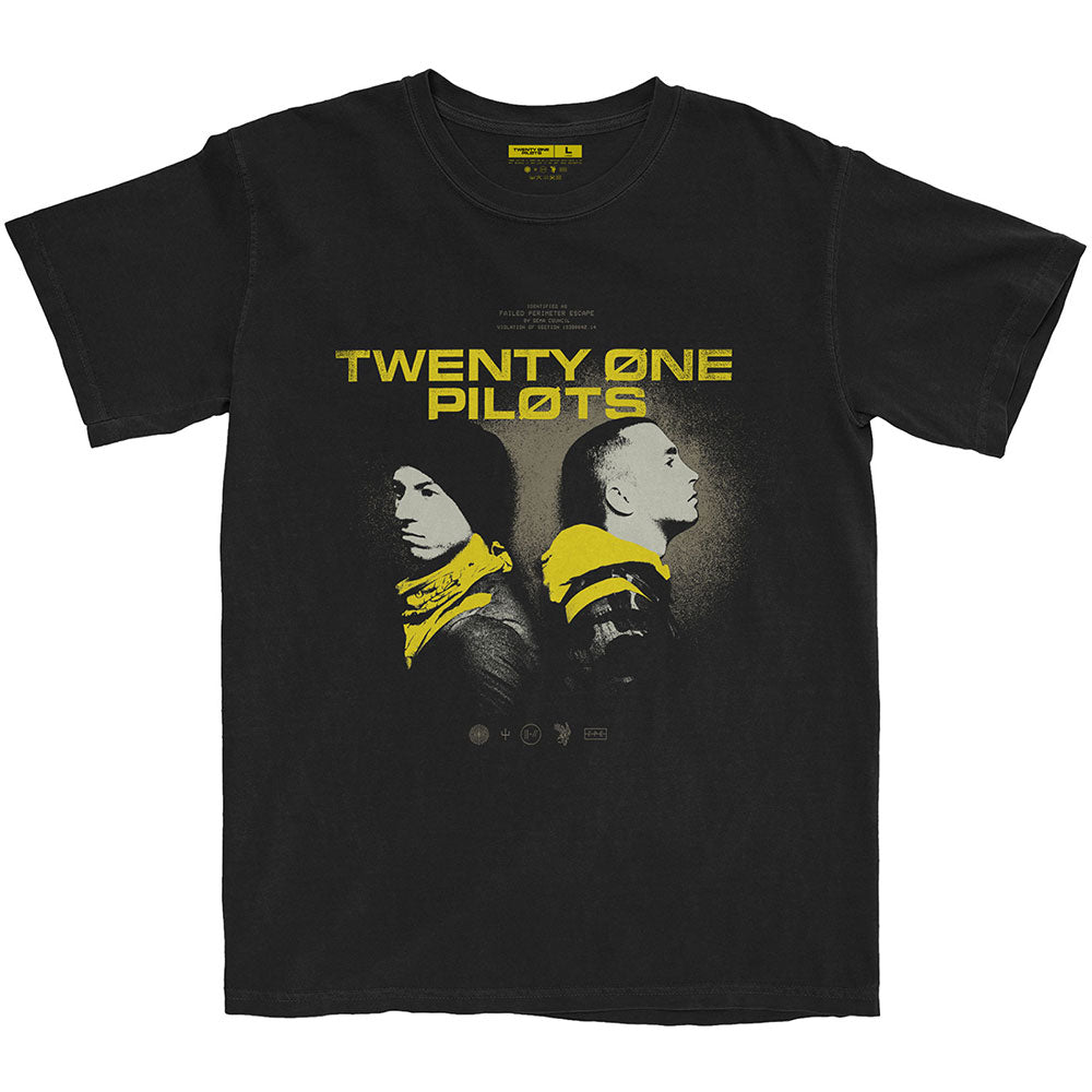 Twenty One Pilots - tshirt - Unisex - Short Sleeves - Back To  - Small