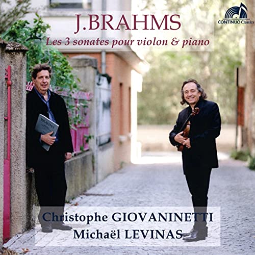 GIOVANINETTI/LEVINAS - BRAHMS:VIOLIN/PIANO SONATAS - CD