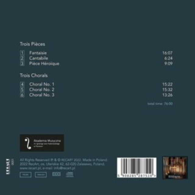 JAROSLAW TARNAWSKI - CESAR FRANCK ORGAN WORKS - CD