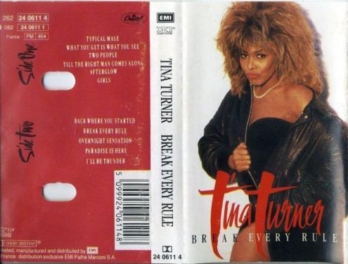 Tina Turner - Break Every Rule - Used Cassette