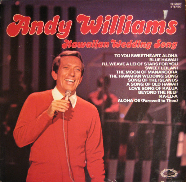 Andy Williams - Hawaiian Wedding Song - Used Vinyl Record