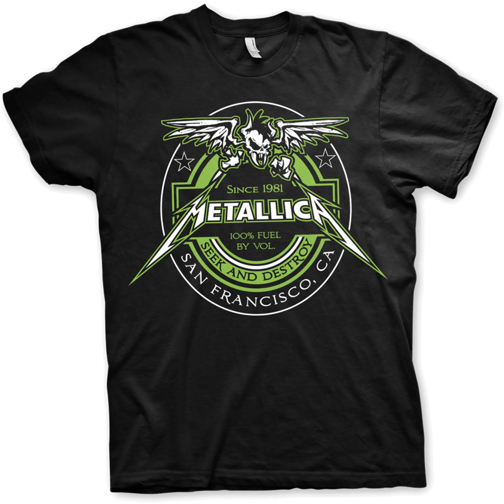 Metallica - tshirt - Unisex - Large - Short Sleeves