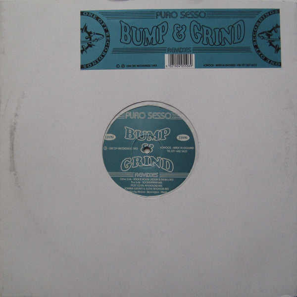Puro Sesso - Bump & Grind Remixes - Used Vinyl Record 12"