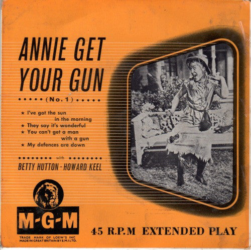 Betty Hutton - Annie Get Your Gun (No. 1) - Used Vinyl Record 7"
