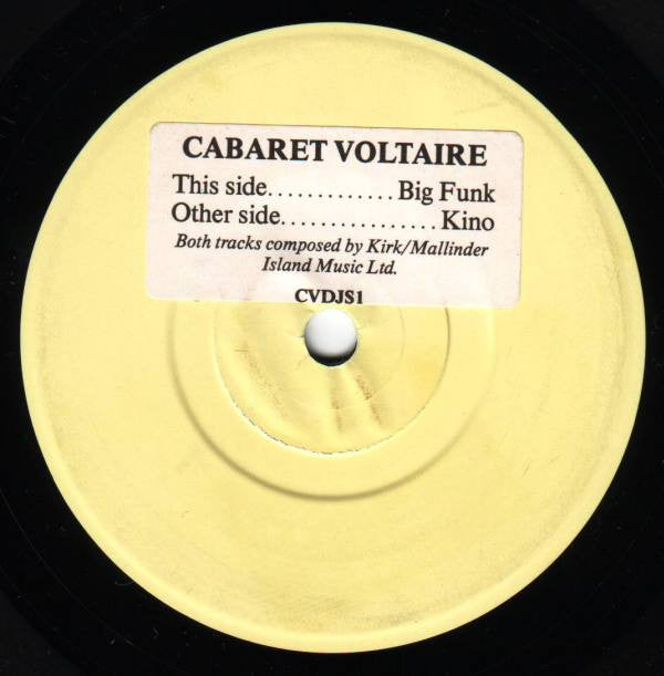 Cabaret Voltair - Big Funk / Kino - Used Vinyl Record 7"