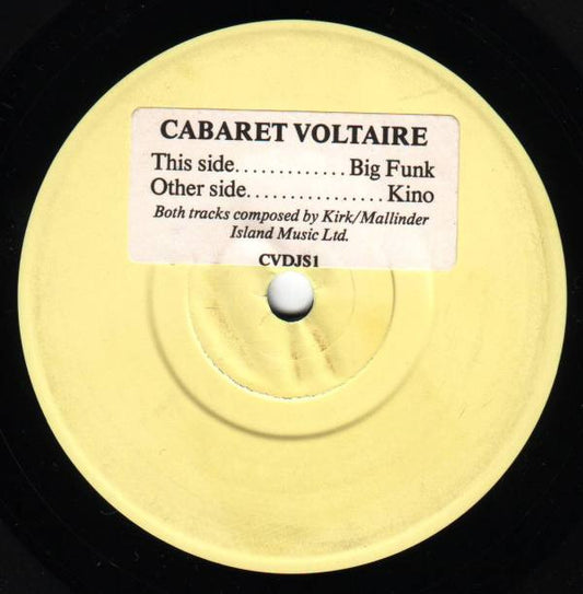 Cabaret Voltair - Big Funk / Kino - Used Vinyl Record 7"