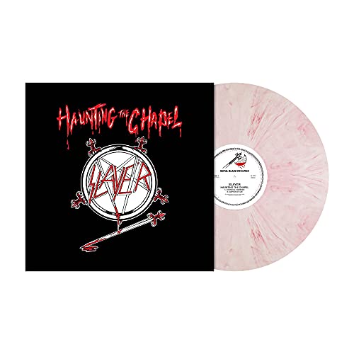SLAYER - HAUNTING THE CHAPEL (RED & WHITE MARBLED VINYL) - Vinyl Recor