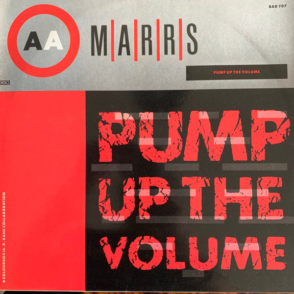 M|A|R|R|S - Pump Up The Volume - Used Vinyl Record 12"