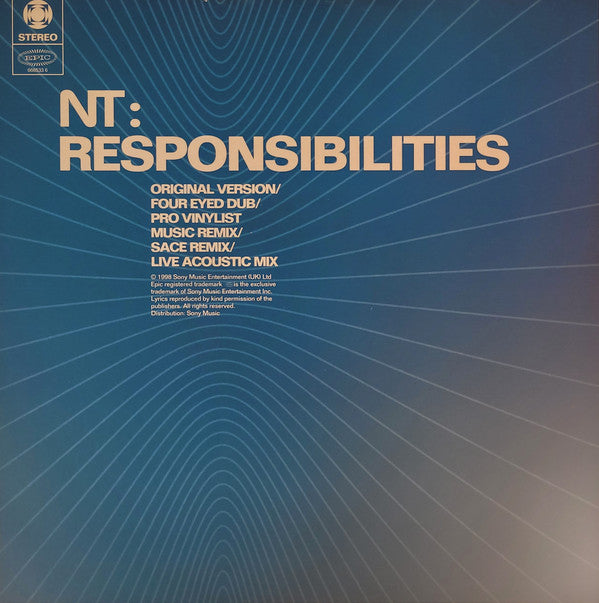 NT - Responsibilities - Used Vinyl Record 12"