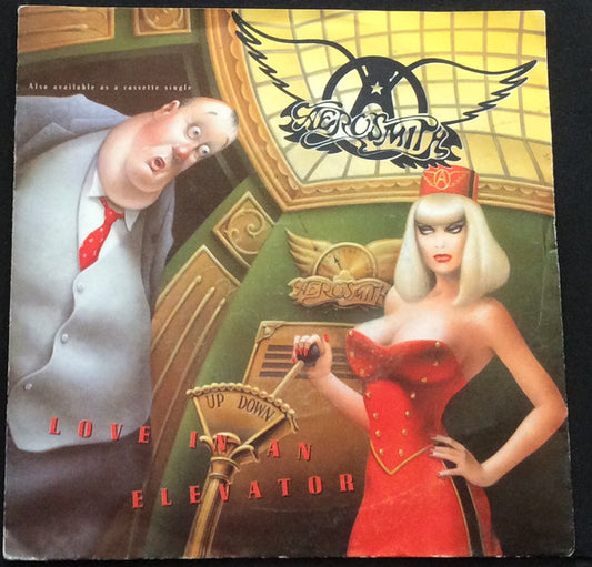 Aerosmith - Love In An Elevator - Used Vinyl Record 7"