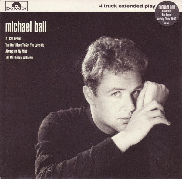 Michael Ball - If I Can Dream - Used Vinyl Record 7"