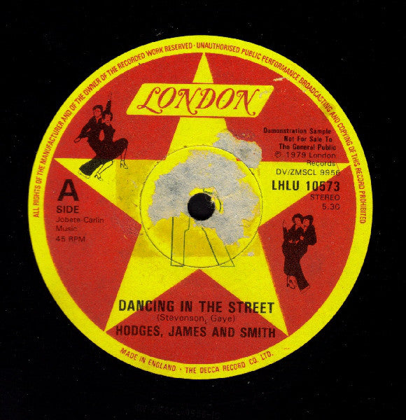 Hodges - Dancing In The Street - Used Vinyl Record 12"