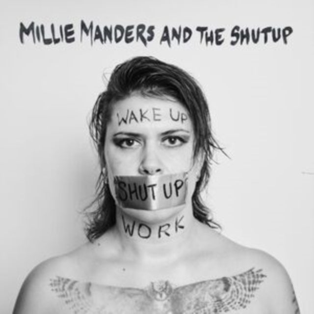 Millie Manders And The Shut Up - Wake Up. Shut Up. Work. LP Neon Green