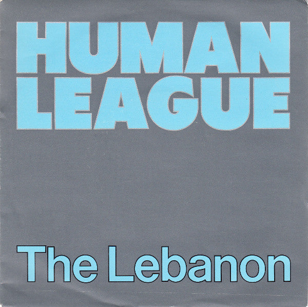 Human League - Lebanon - Used Vinyl Record 7"