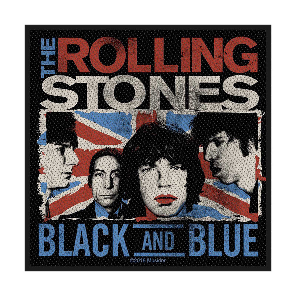 ROLLING STONES - BLACK AND BLUE (PACKAGED) - Patch - PHM - Standard