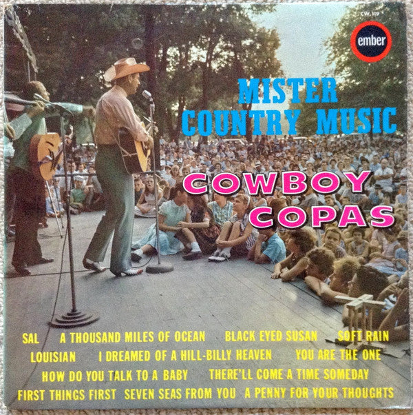 Cowboy Copas - Mister Country Music - Used Vinyl Record