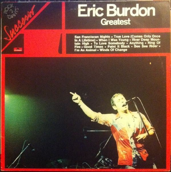 Eric Burdon - Greatest - Used Vinyl Record