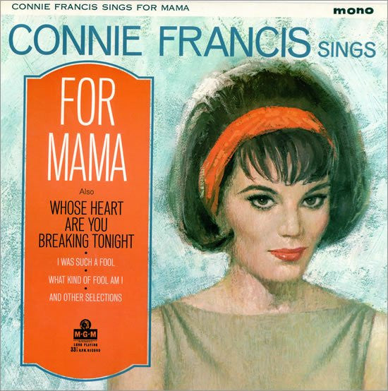 Connie Francis - Sings For Mama - Used Vinyl Record