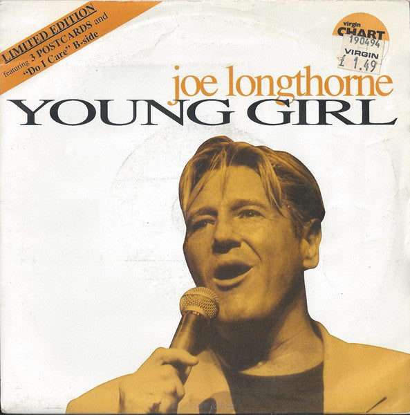 Joe Longthorne - Young Girl - Used Vinyl Record 7"