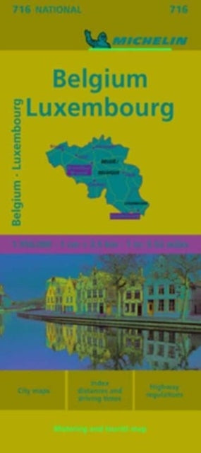 Michelin - Belgium & Luxembourg -  National Map 716 - New Sheet map