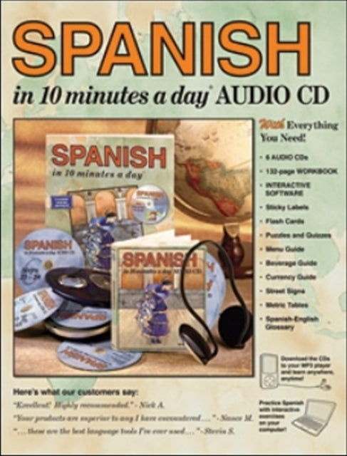 Kristine K. Kershul - SPANISH in 10 Minutes a Day (R) Audio CD - Mixed