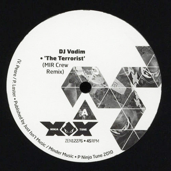 DJ Vadim - Terrorist - New Vinyl Record 12"
