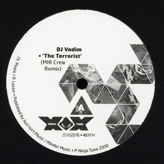DJ Vadim - Terrorist - New Vinyl Record 12"