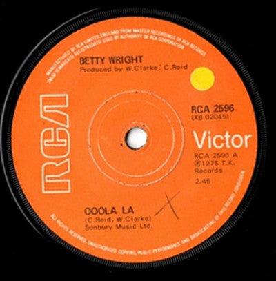 Betty Wright - Ooola La - Used Vinyl Record 7"