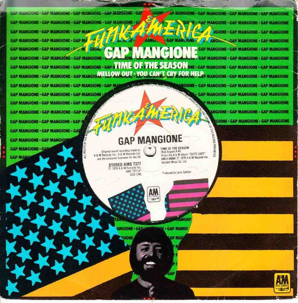 Gap Mangione - Time Of The Season - Used Vinyl Record 7"