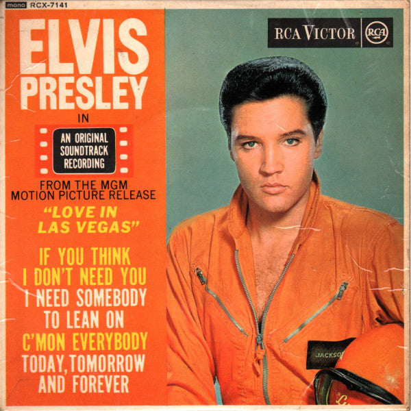 Elvis Presley - Love In Las Vegas - Used Vinyl Record 7"