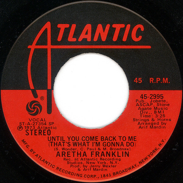 Aretha Franklin - Until You Come Back To Me (That's What I'm Gonna Do