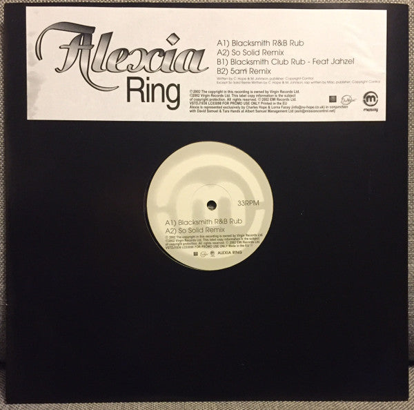 Alexia Khadime - Ring - Used Vinyl Record 12"