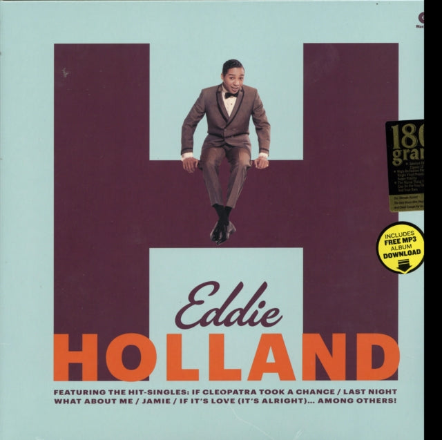 EDDIE HOLLAND - FIRST ALBUM & 2 BONUS TRACKS - Vinyl Record