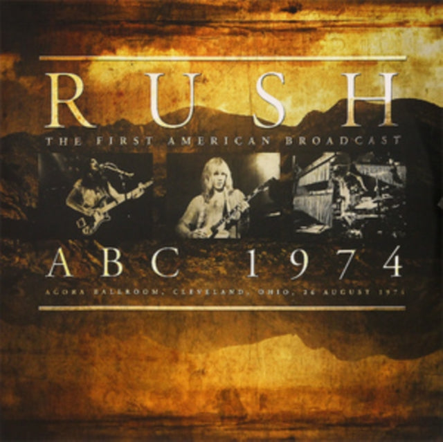 RUSH - ABC 1974 (WHITE VINYL) - Vinyl Record DLP