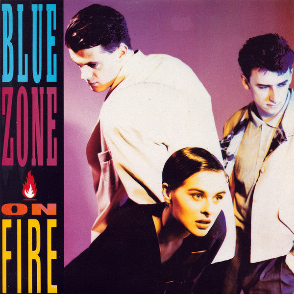 Blue Zone - On Fire - Used Vinyl Record 7"
