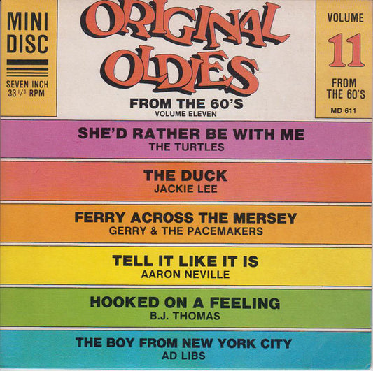 Various - Original Oldies From The 60's (Volume 11) - Used Vinyl Rec