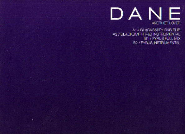 Dane Bowers - Another Lover - Used Vinyl Record 12"