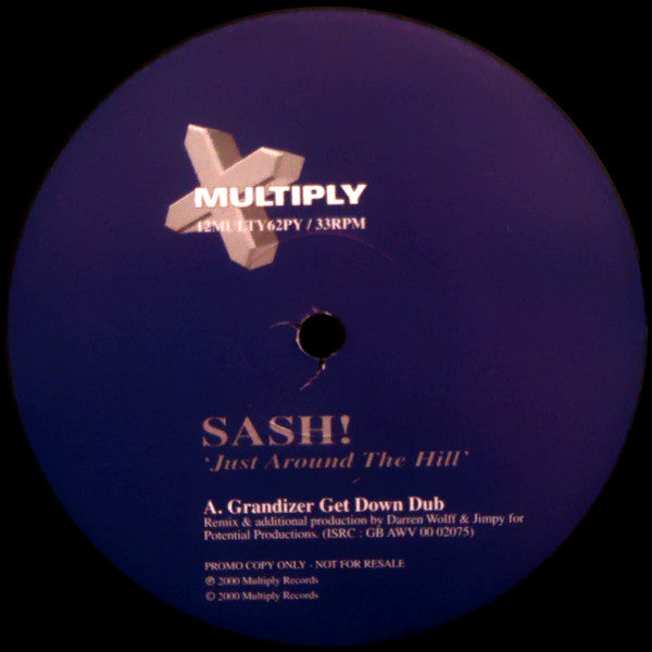Sash! - Just Around The Hill - Used Vinyl Record 12"