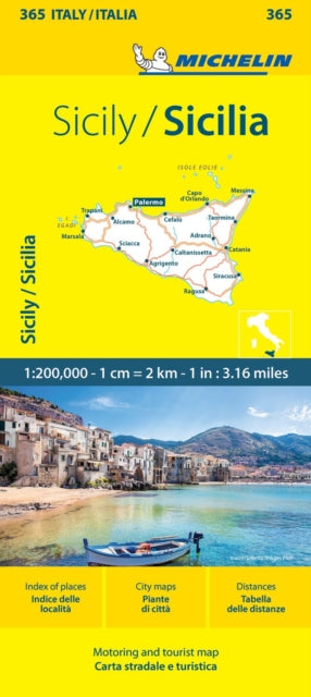 Michelin - Sicily -  Local Map 365 : Map - New Sheet map